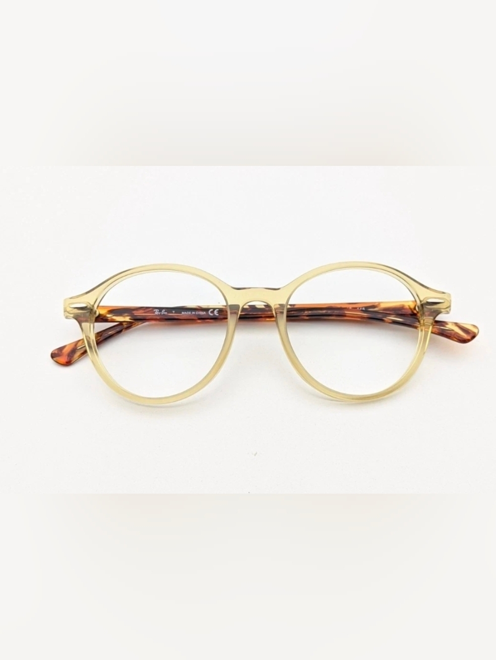 Ray-Ban RB7118 8021 Yellow Tortoise Eyeglasses